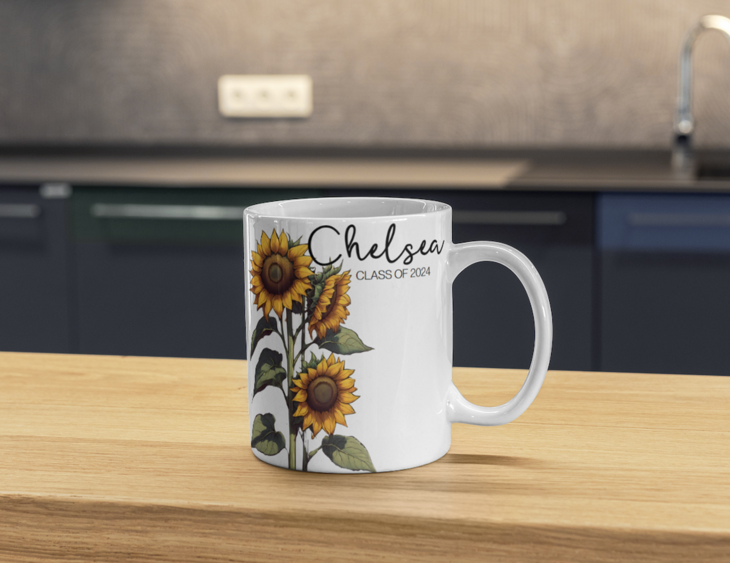 Personalized Birth Flower Mugs