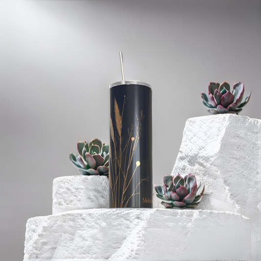 Sapphire Earth Tumbler — Bloom & Dusk Collection